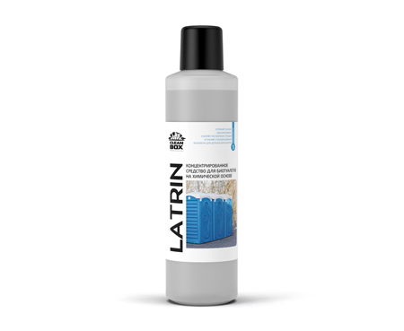CleanBox Latrin (1л) Конценрированное средство для биотуалетов на хим.основе