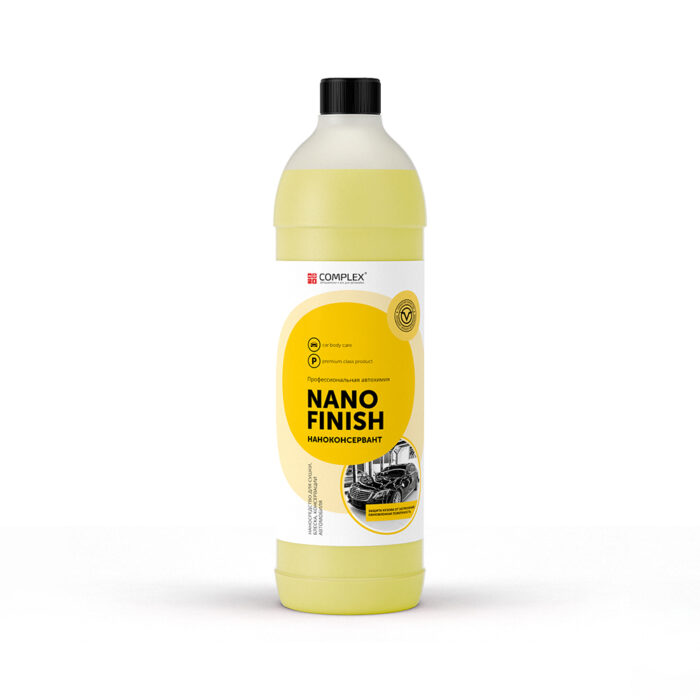 NANO FINISH (1л) Нано-средство для сушки, блеска, консервации автомобиля Complex
