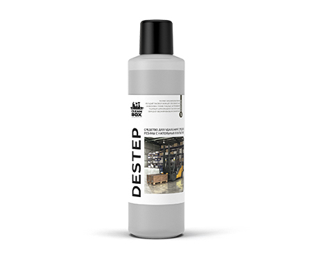 CleanBox DeStep (1л) Средство для удаления следов резины с напольных покрытих
