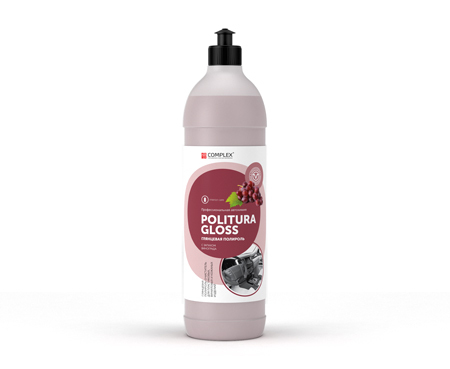 PОLITURA GLOSS (1л) Вишня Глянцевая полироль для пластиковых, виниловых и кожаных изделий Complex